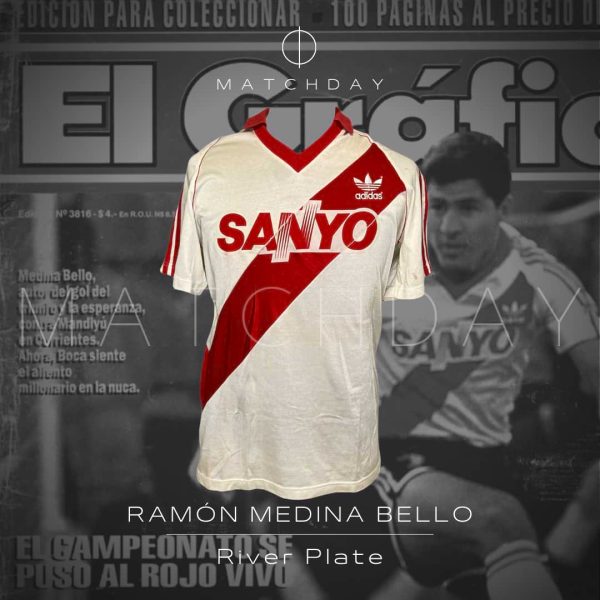 River Plate – Adidas – Medina Bello – Match Worn – Torneo Apertura 1992