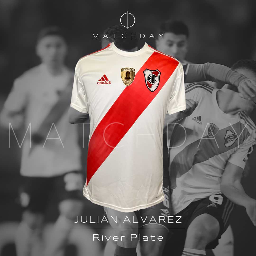 pobre Afilar prisa River Plate – Camiseta Julián Alvarez – Copa Libertadores 2019 – Matchday  Auctions