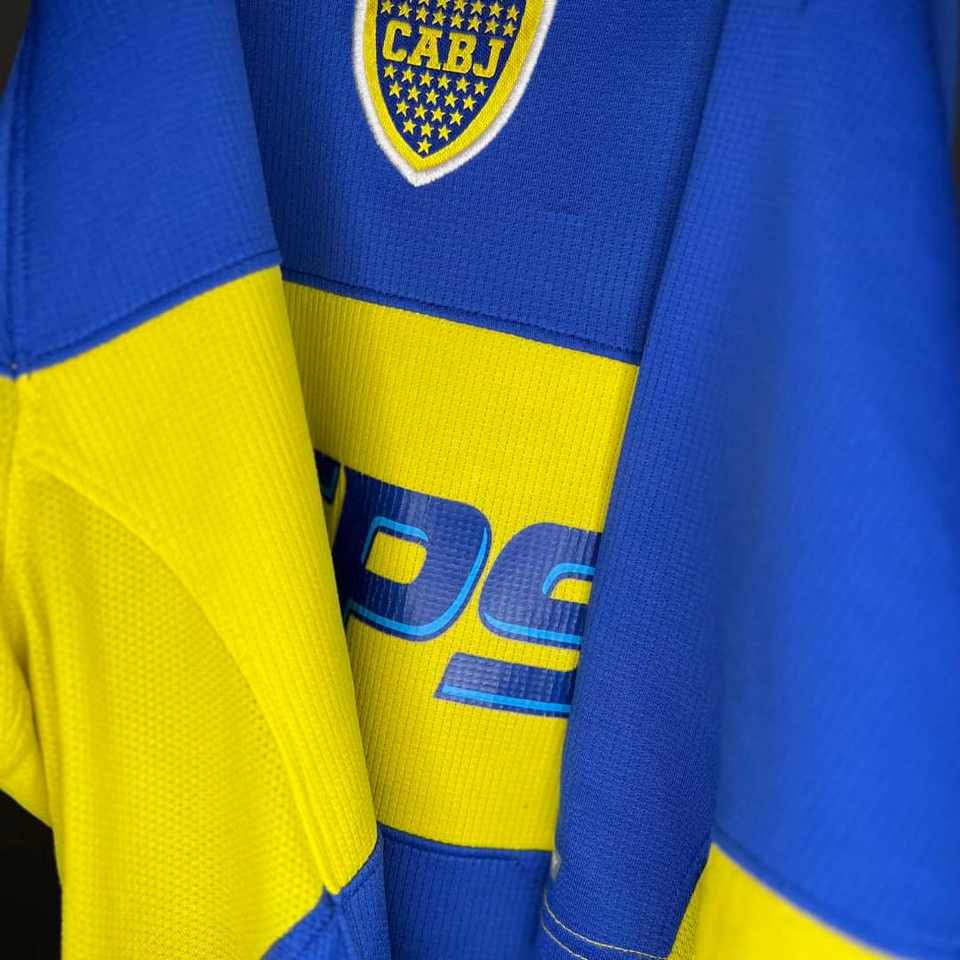 Raul Cascini match worn jersey – Boca Jrs – Copa Libertadores 2004 - Image 6