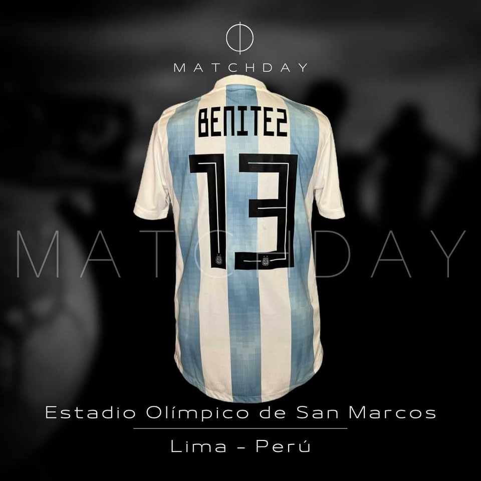 Valentin Benitez match issue jersey – Argentina – Sudamericano Sub 17 2019 - Image 5