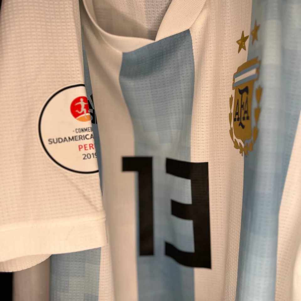 Valentin Benitez match issue jersey – Argentina – Sudamericano Sub 17 2019 - Image 6