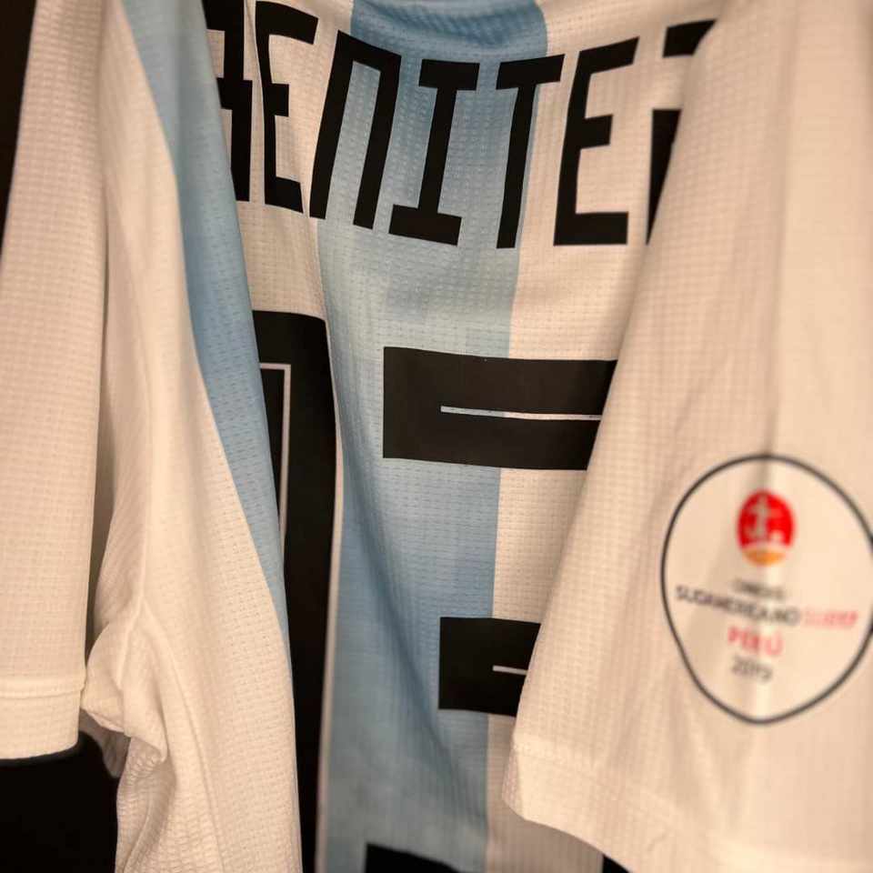 Valentin Benitez match issue jersey – Argentina – Sudamericano Sub 17 2019 - Image 7