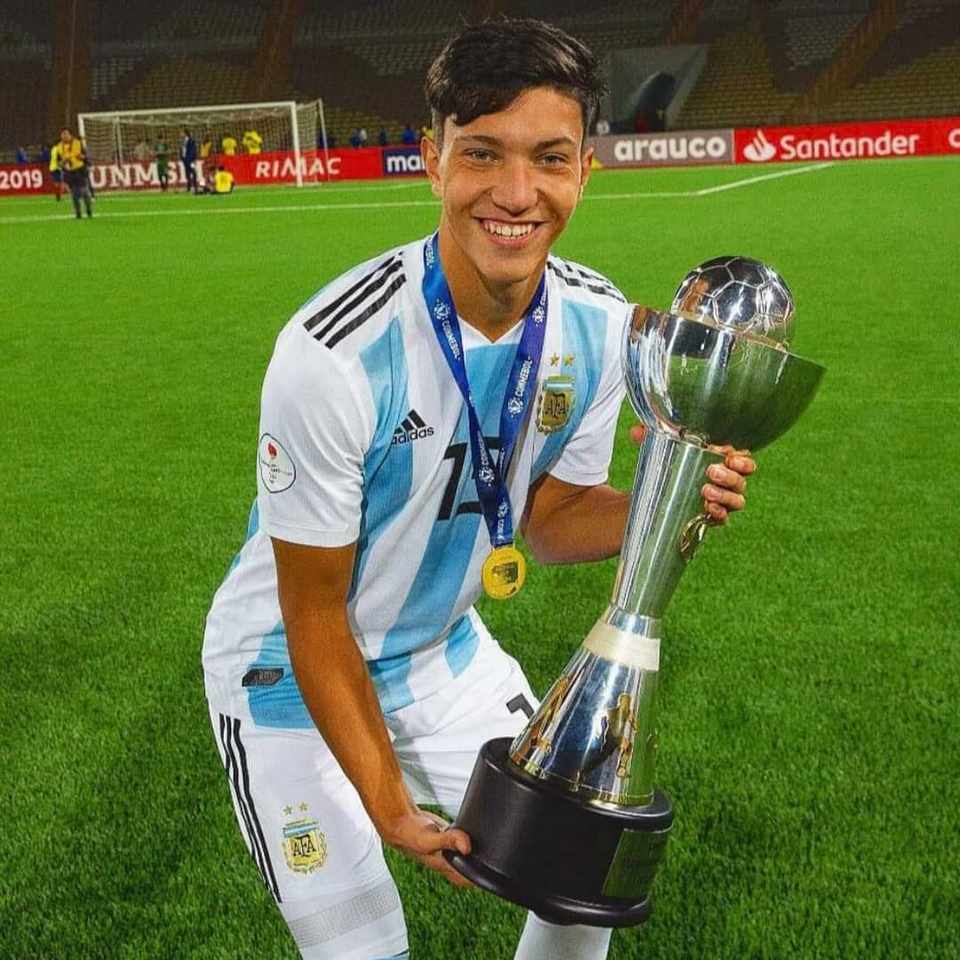 Valentin Benitez match issue jersey – Argentina – Sudamericano Sub 17 2019 - Image 15