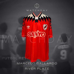 Marcelo Gallardo match issue jersey - River Plate - Torneo Clausura 1995