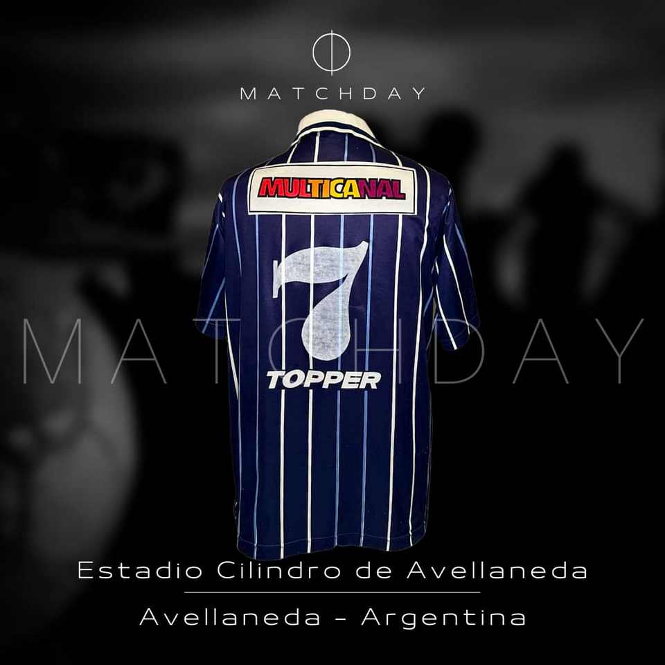 Marcelo “Chelo” Delgado match worn jersey – Racing Club – Torneo Apertura 1995 - Image 5