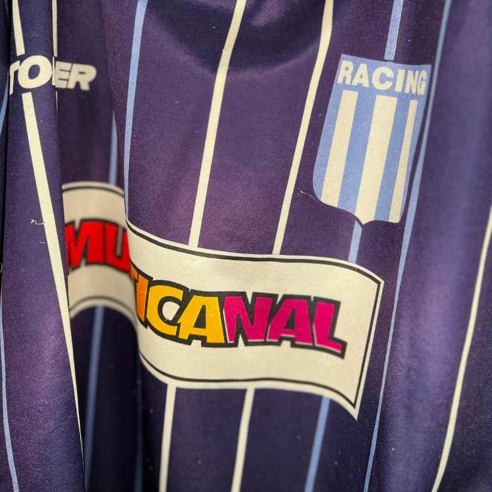 Marcelo “Chelo” Delgado match worn jersey – Racing Club – Torneo Apertura 1995 - Image 6