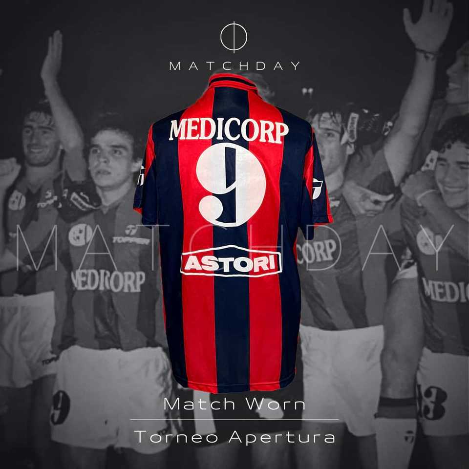 Roberto Oste match worn jersey – San Lorenzo – Torneo apertura 1992 - Image 3