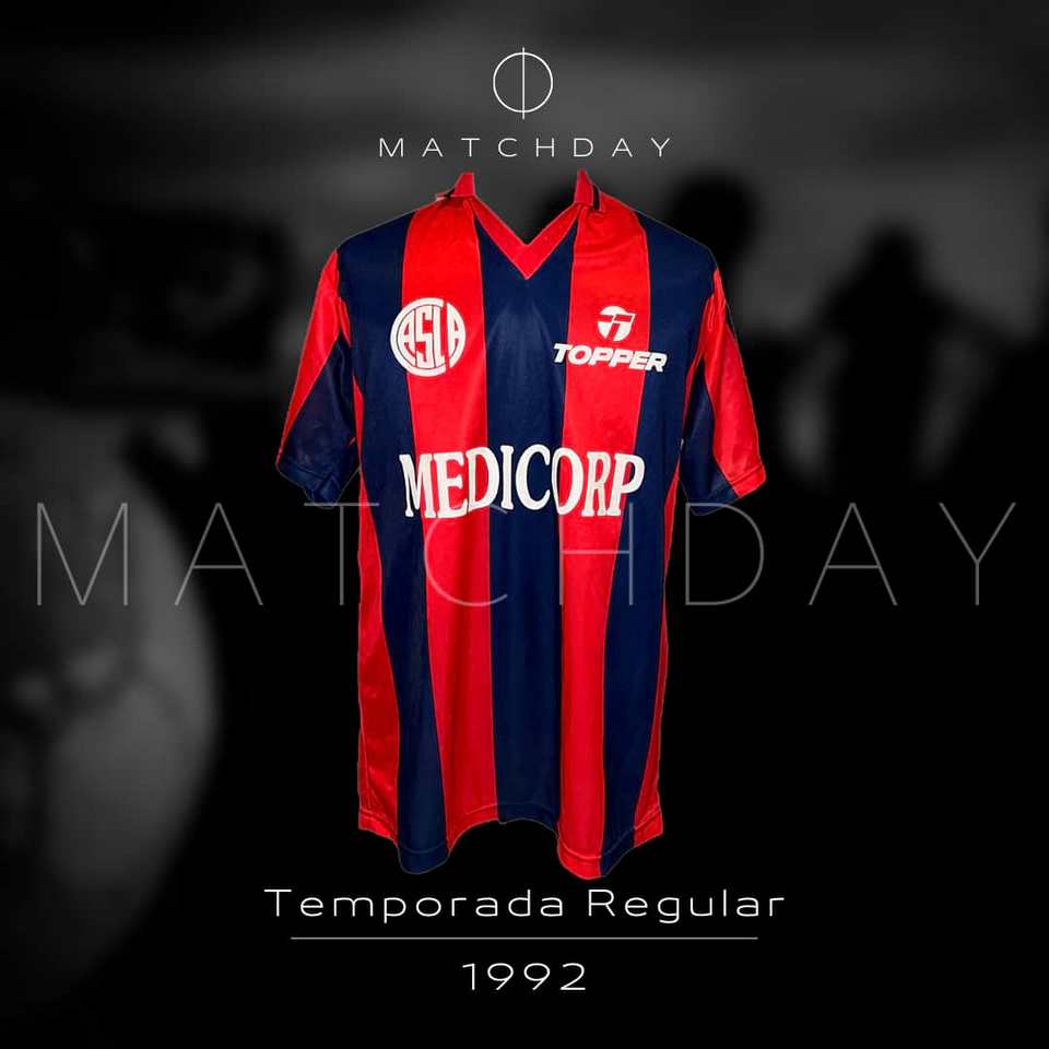 Roberto Oste match worn jersey – San Lorenzo – Torneo apertura 1992 - Image 4