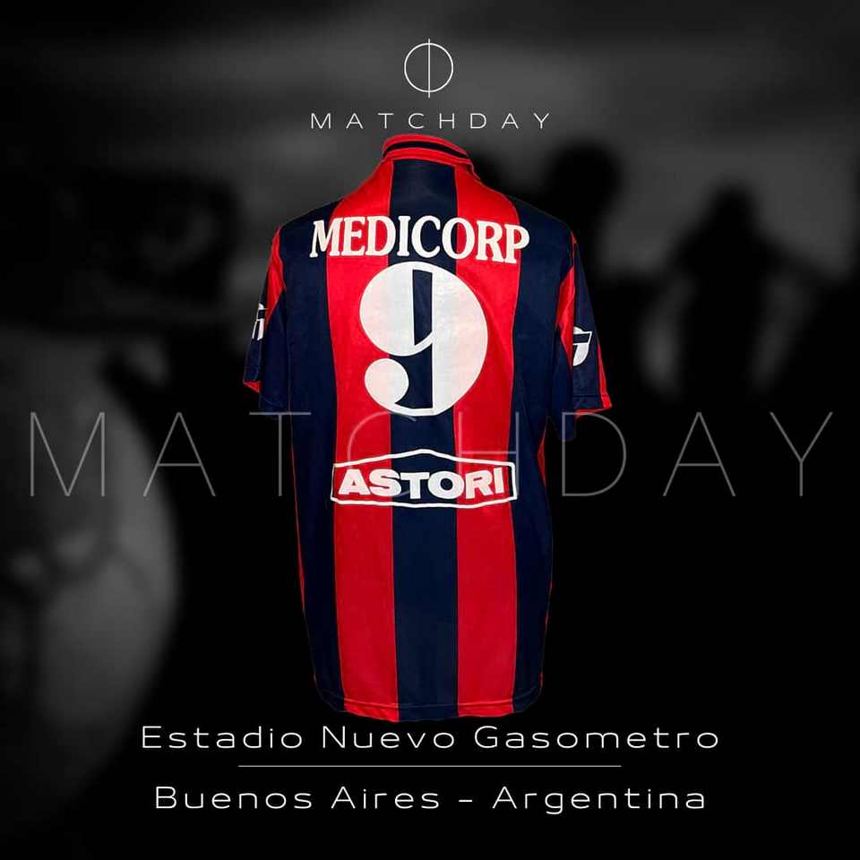 Roberto Oste match worn jersey – San Lorenzo – Torneo apertura 1992 - Image 5