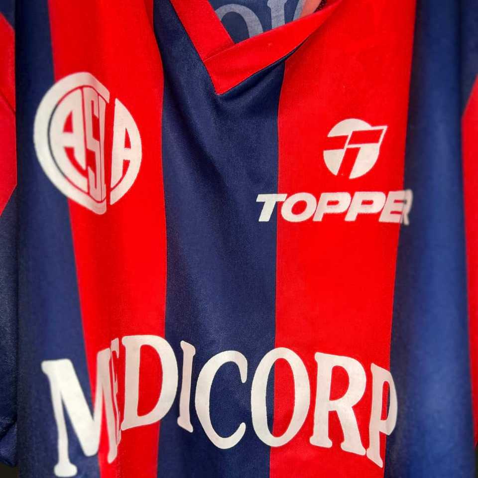Roberto Oste match worn jersey – San Lorenzo – Torneo apertura 1992 - Image 6