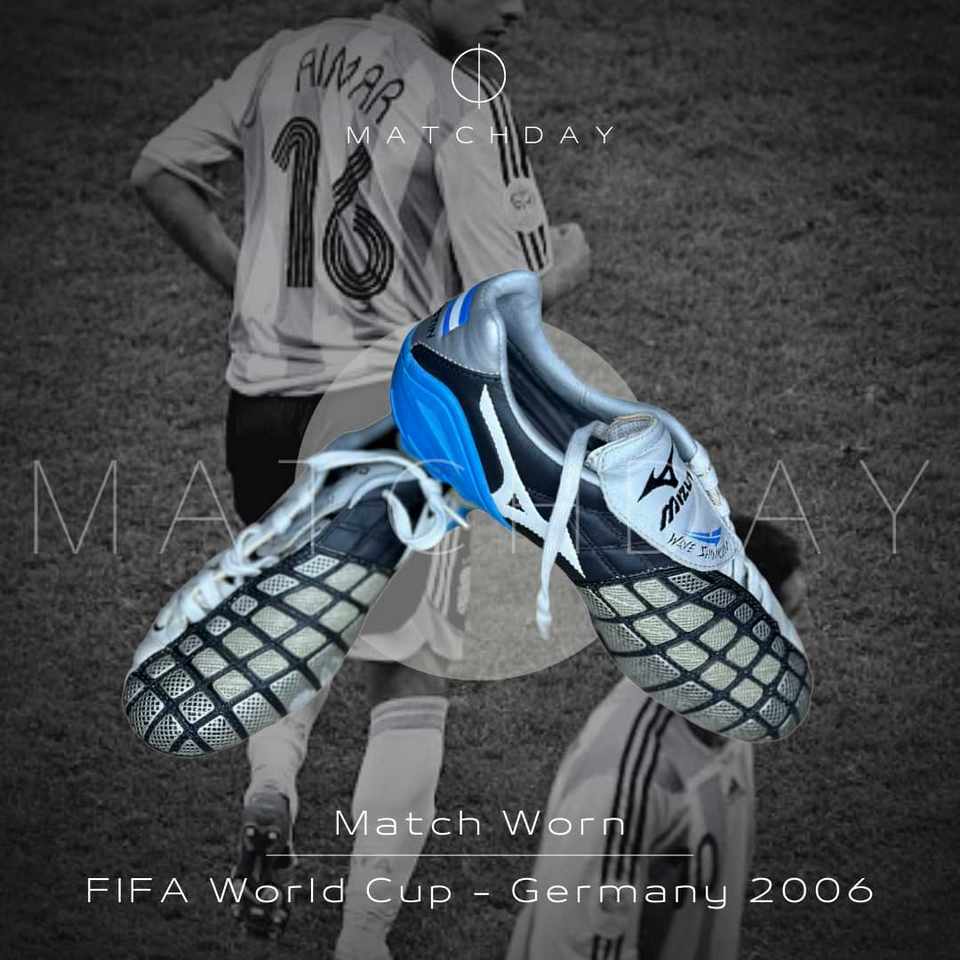 Pablo Aimar match worn boots – AFA – Copa del Mundo Alemania 2006 - Image 3
