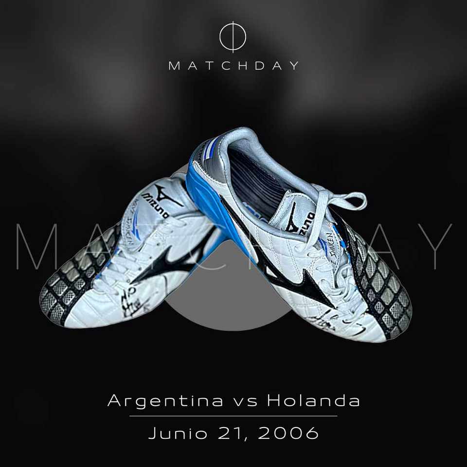 Pablo Aimar match worn boots – AFA – Copa del Mundo Alemania 2006 - Image 4