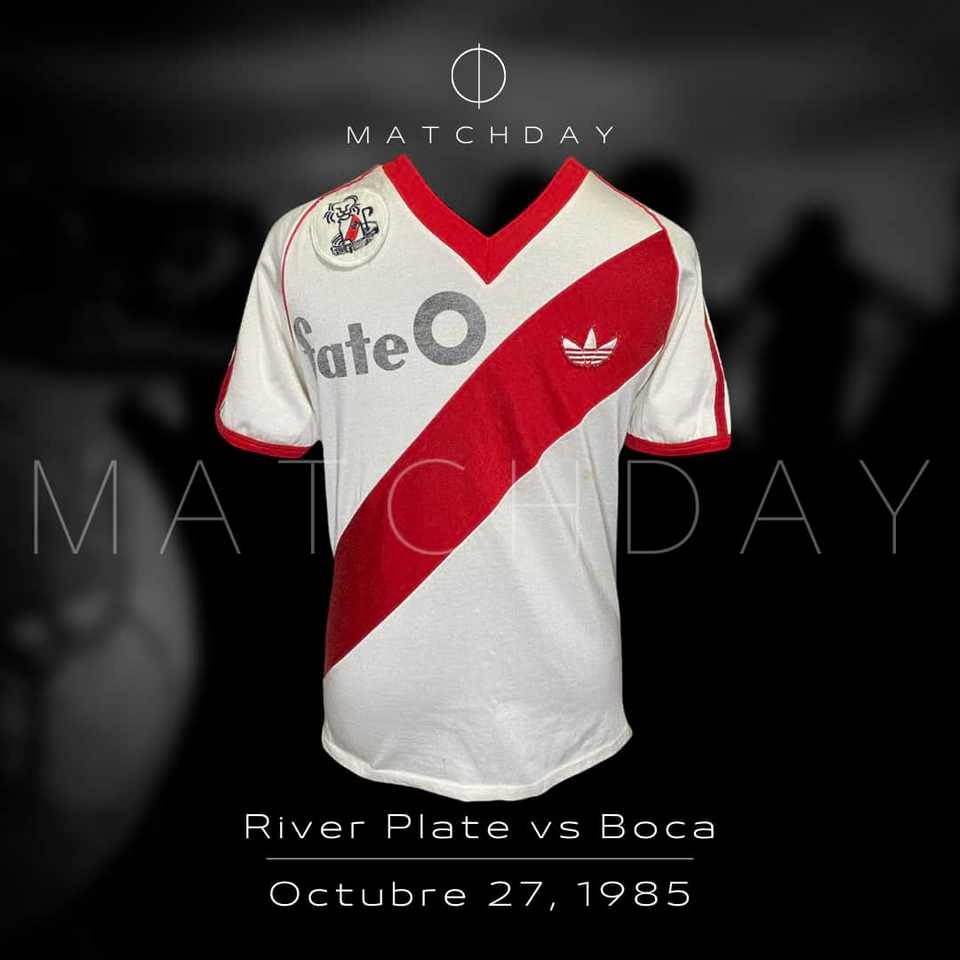 Enzo Francescoli match worn jersey – Campeonato nacional 1985 - Image 4