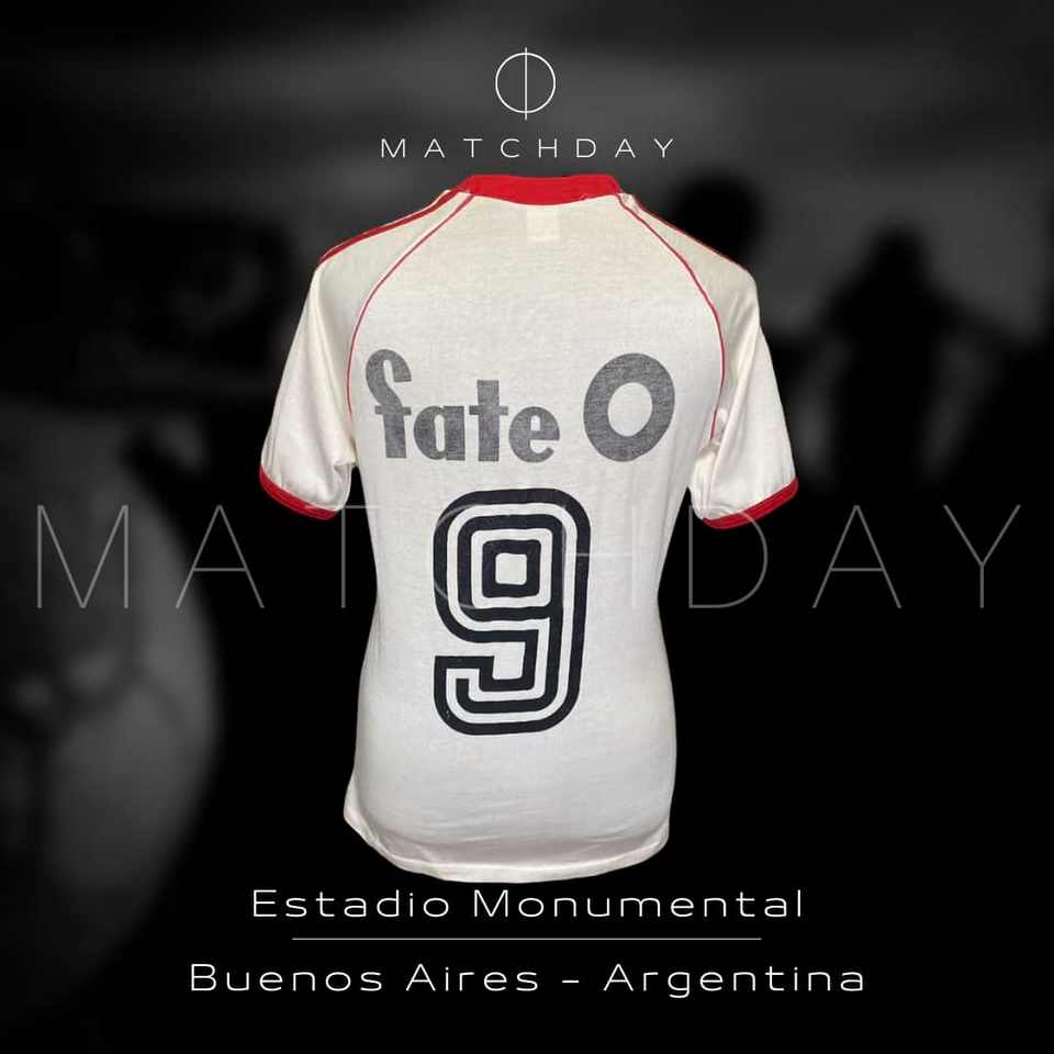 Enzo Francescoli match worn jersey – Campeonato nacional 1985 - Image 5