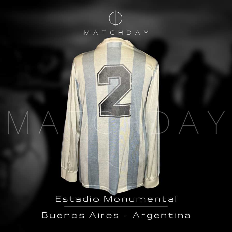 Sergio Vazquez match worn jersey – Argentina – Repechaje versus Australia Mundial USA 1994 - Image 5