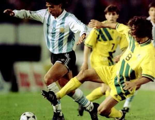 Sergio Vazquez match worn jersey – Argentina – Repechaje versus Australia Mundial USA 1994 - Image 16