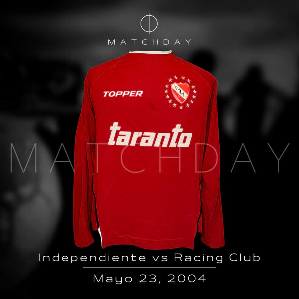 Daniel Quinteros match worn jersey – Independiente – Clausura 2004 - Image 4