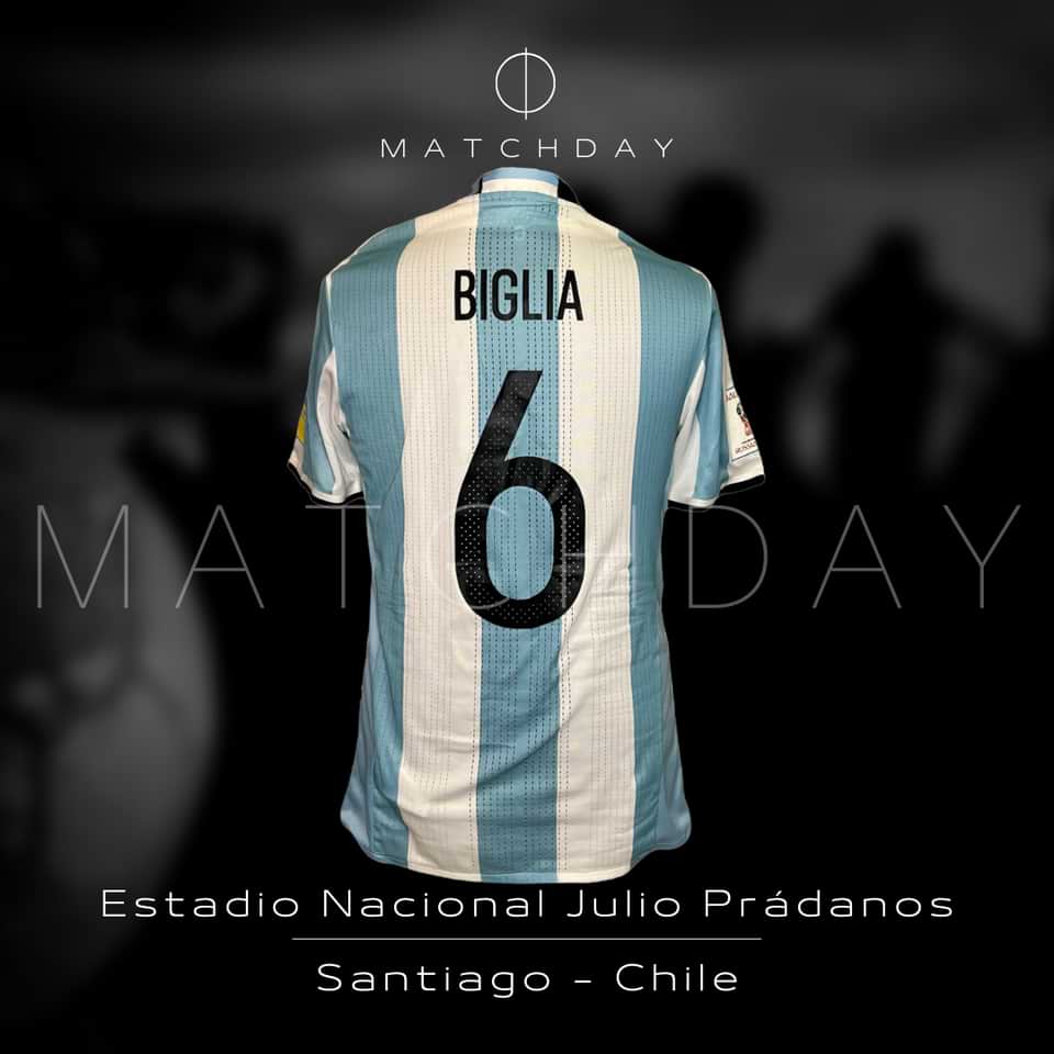 Lucas Biglia match worn jersey – Argentina – Eliminatorias Rusia 2018 - Image 5