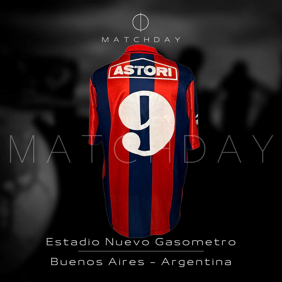 Beto Acosta match worn jersey – San Lorenzo – Torneo apertura 1992 - Image 5