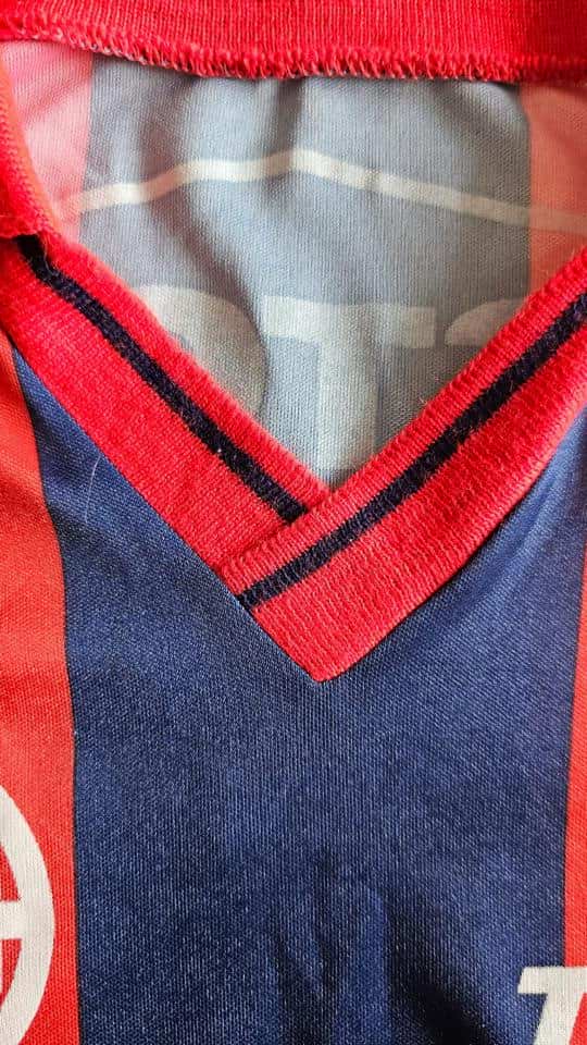Beto Acosta match worn jersey – San Lorenzo – Torneo apertura 1992 - Image 12