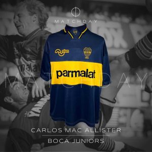 Carlos Mac Allister match worn jersey - Boca Jrs. - Clausura 1994