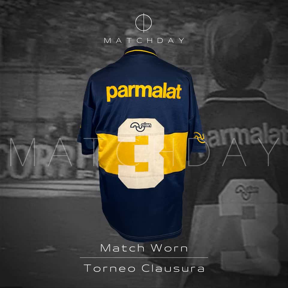 Carlos Mac Allister match worn jersey – Boca Jrs. – Clausura 1994 - Image 3