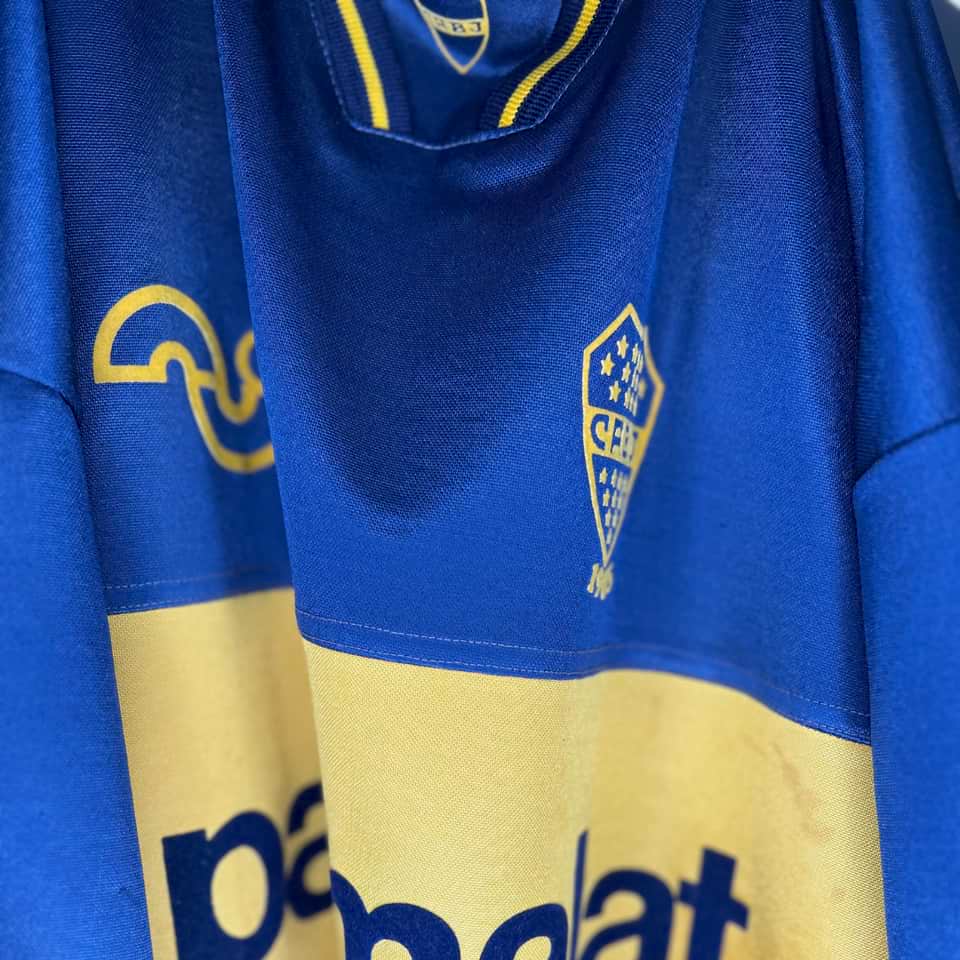 Carlos Mac Allister match worn jersey – Boca Jrs. – Clausura 1994 - Image 6