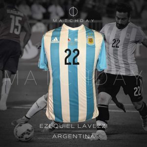 Ezequiel Lavezzi match issue jersey- AFA - Copa America 2015