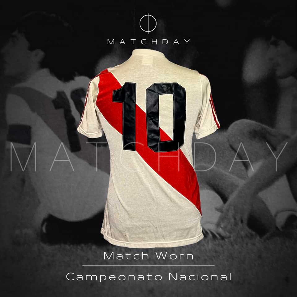 Norberto “Beto” Alonso match worn jersey – River Plate – Campeonato nacional 1984 - Image 3