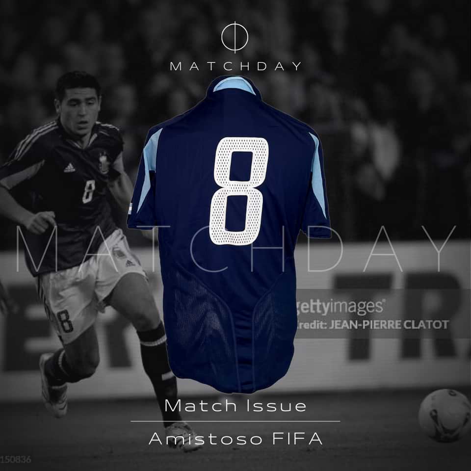 Juan Roman Riquelme match issue jersey – AFA – Amistoso FIFA 2005 - Image 3