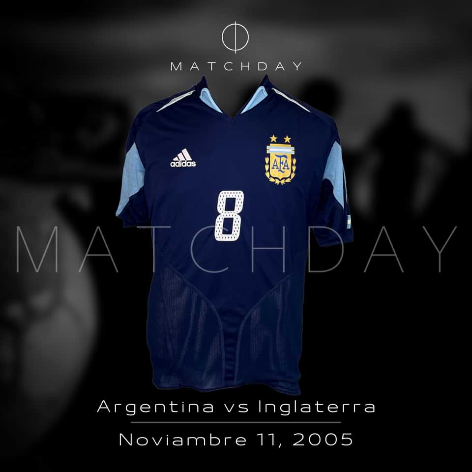 Juan Roman Riquelme match issue jersey – AFA – Amistoso FIFA 2005 - Image 4