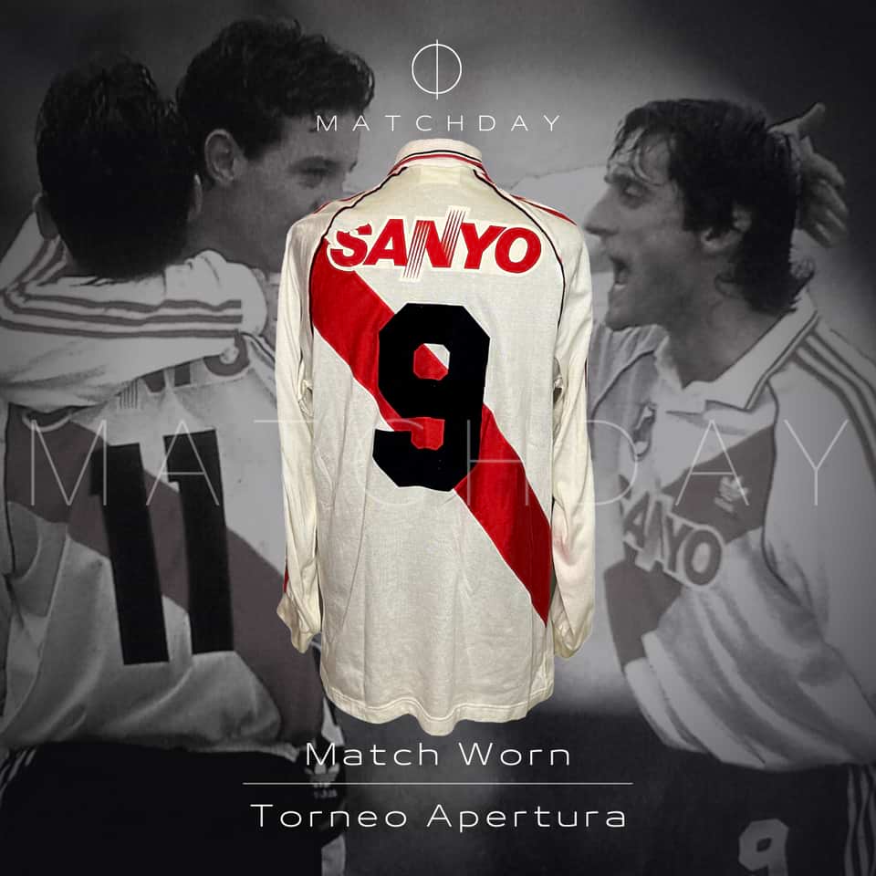 Enzo Francescoli match worn jersey – River Plate – Torneo Apertura 1995 - Image 3