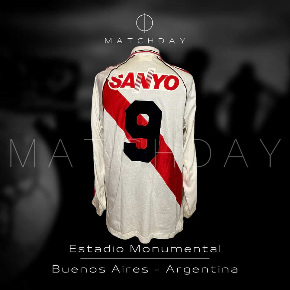 Enzo Francescoli match worn jersey – River Plate – Torneo Apertura 1995 - Image 5