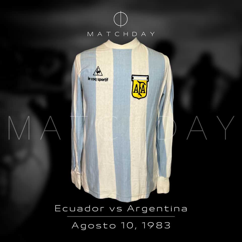 Ruben Insua match worn jersey – Argentina – Copa America 1983 - Image 4
