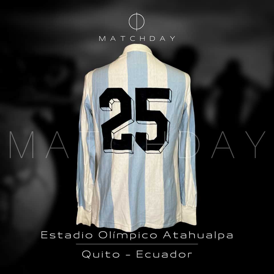 Ruben Insua match worn jersey – Argentina – Copa America 1983 - Image 5