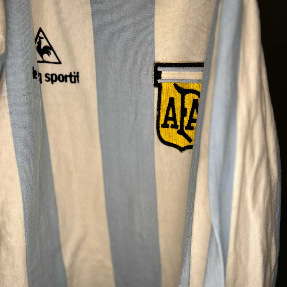 Ruben Insua match worn jersey – Argentina – Copa America 1983 - Image 6