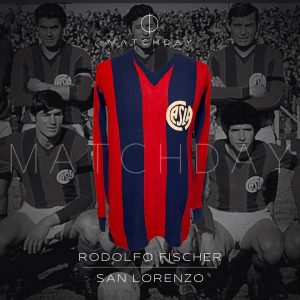 Rodolfo "Lobo" Fischer match worn jersey - San Lorenzo Metropolitano 1971