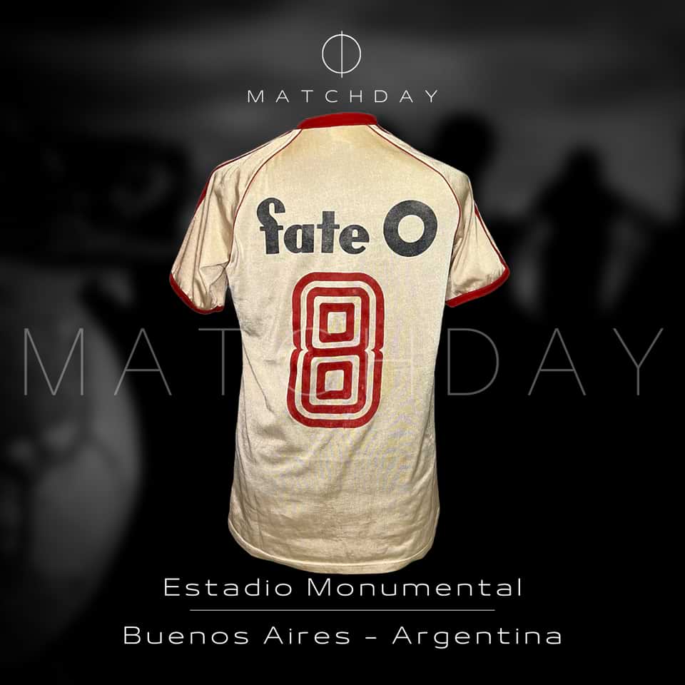 Hector “Negro” Enrique match worn jersey – River Plate – Torneo 1986 - Image 5