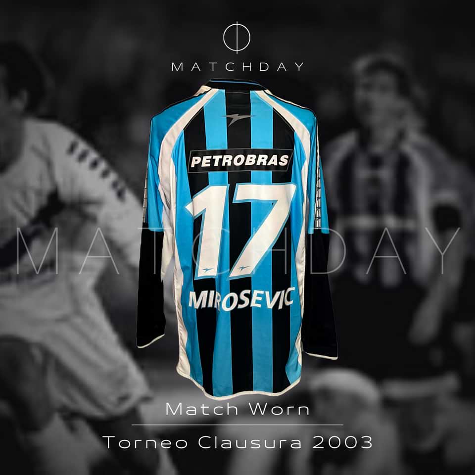 Milovan Mirosevic match worn jersey – Racing Club – Torneo Clausura 2003 - Image 3
