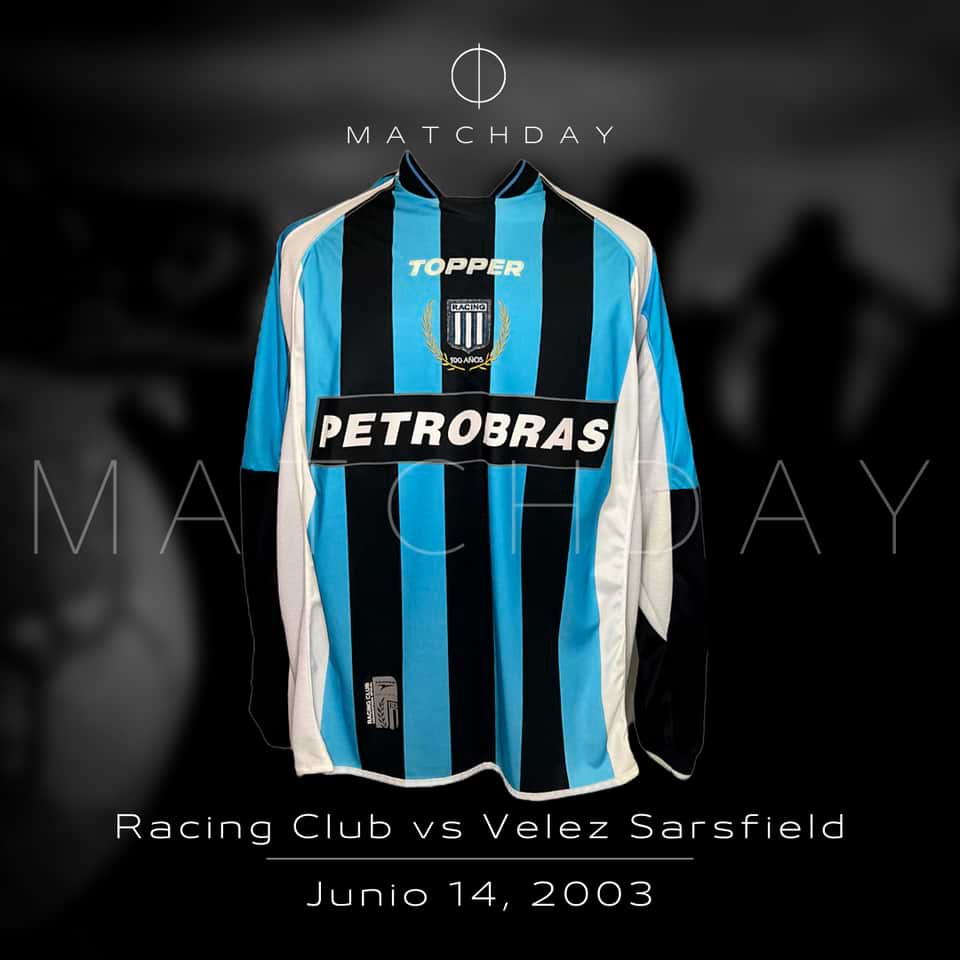 Milovan Mirosevic match worn jersey – Racing Club – Torneo Clausura 2003 - Image 4