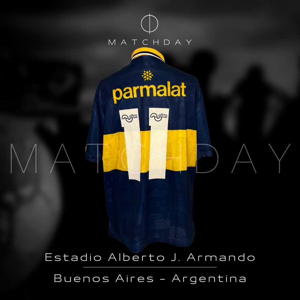 Claudio Caniggia match worn jersey – Boca Jrs. – Torneo Apertura 1995 - Imagen 5