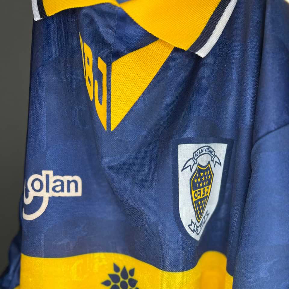 Claudio Caniggia match worn jersey – Boca Jrs. – Torneo Apertura 1995 - Imagen 6