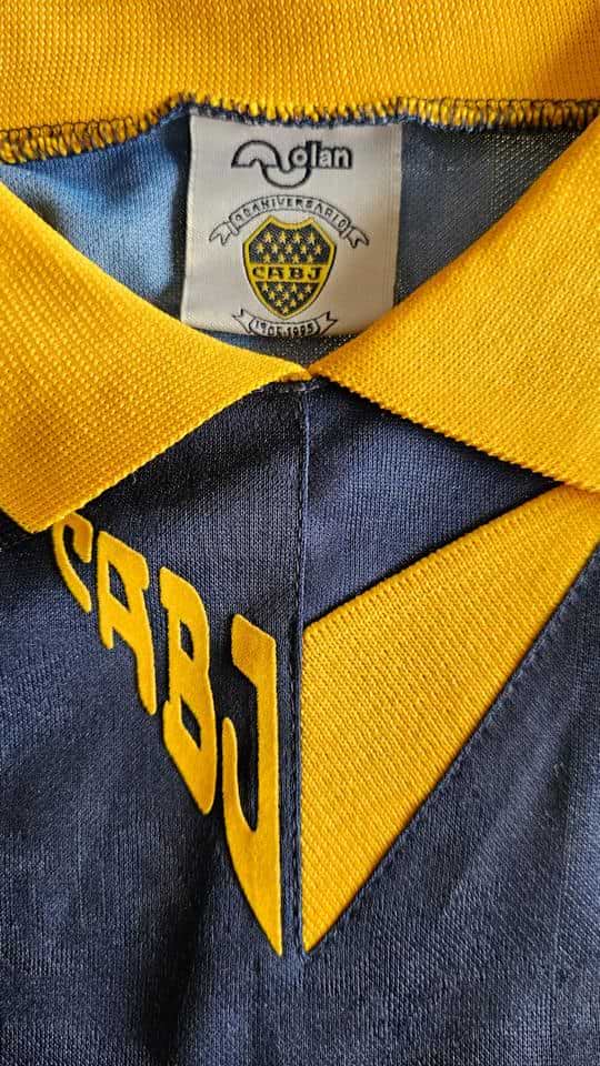 Claudio Caniggia match worn jersey – Boca Jrs. – Torneo Apertura 1995 - Imagen 10