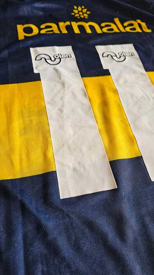 Claudio Caniggia match worn jersey – Boca Jrs. – Torneo Apertura 1995 - Imagen 13