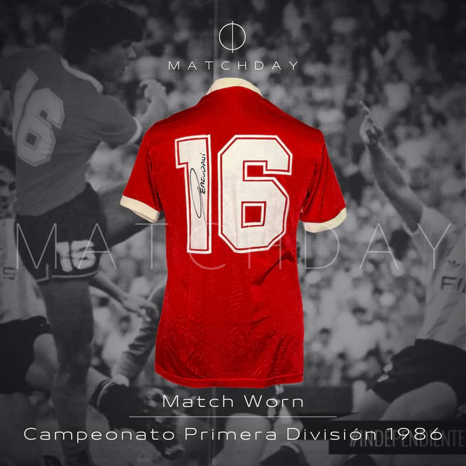 Jose Percudani match worn jersey – Independiente – Campeonato primera division 1986 - Image 3