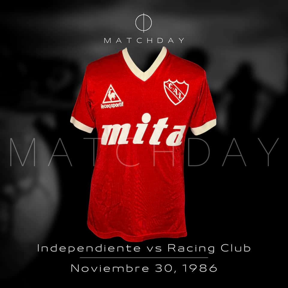 Jose Percudani match worn jersey – Independiente – Campeonato primera division 1986 - Image 4