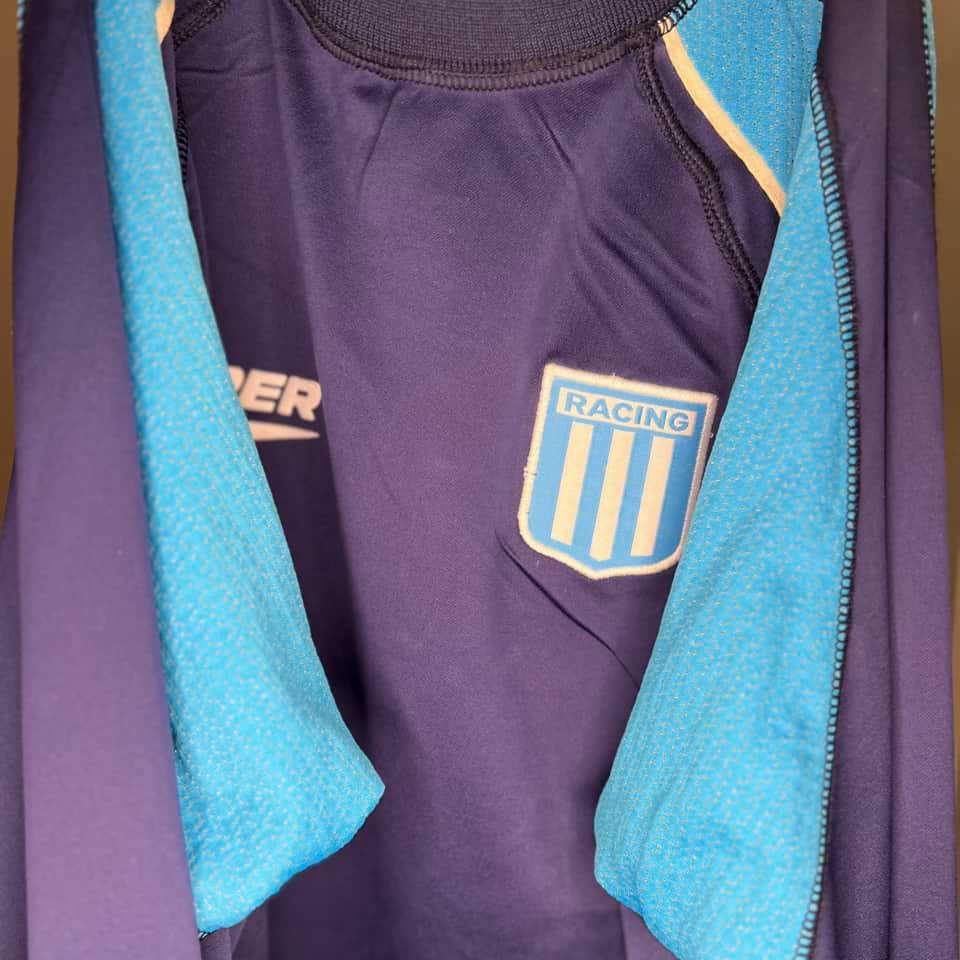 Maximiliano “Chanchi” Estevez match worn jersey – Racing Club – Torneo Apertura 2002 - Image 6