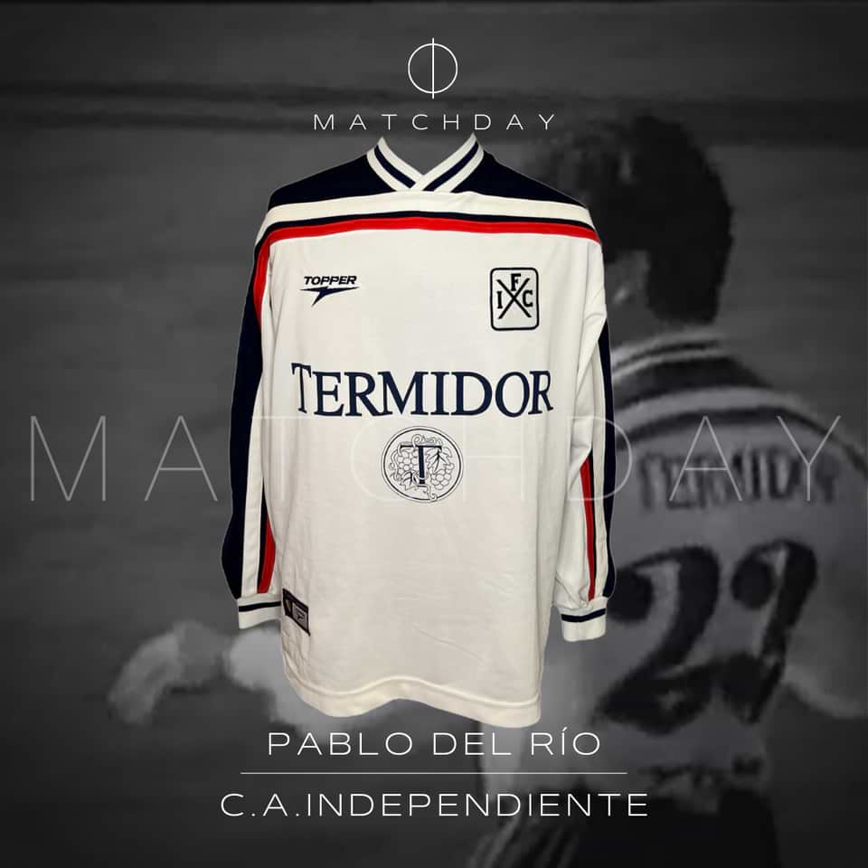 Pablo Del Rio match issue jersey – Independiente – Torneo Apertura 1999