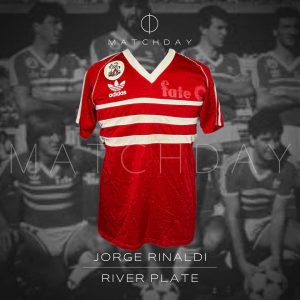 Jorge Rinaldi match worn - River Plate - Campeonato nacional 87/88