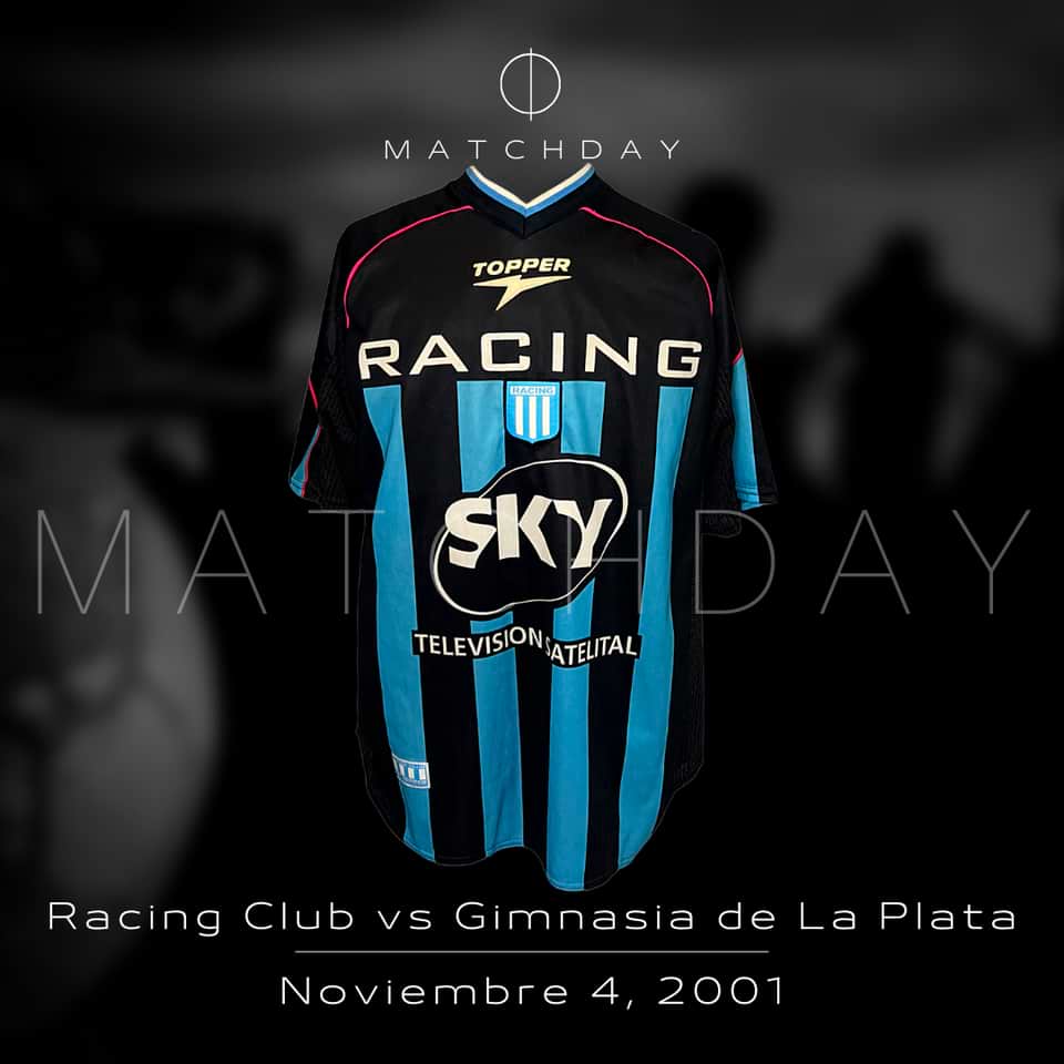 José “Pepe” Chatruc match worn jersey – Racing Club – Torneo Apertura 2001 - Image 4